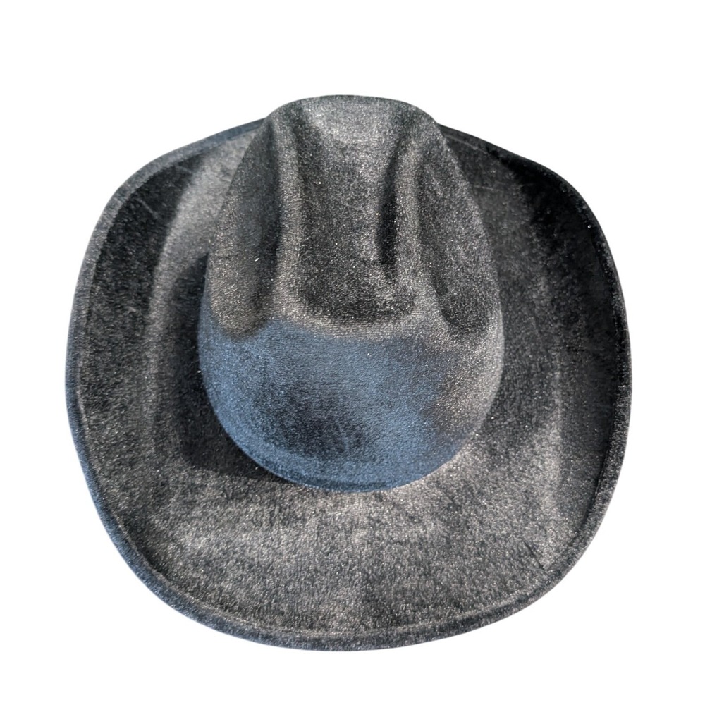 NEW Black Felt Kids Cowboy Hat Costume Dress Up Western Party Halloween Prop - Picture 2 of 4